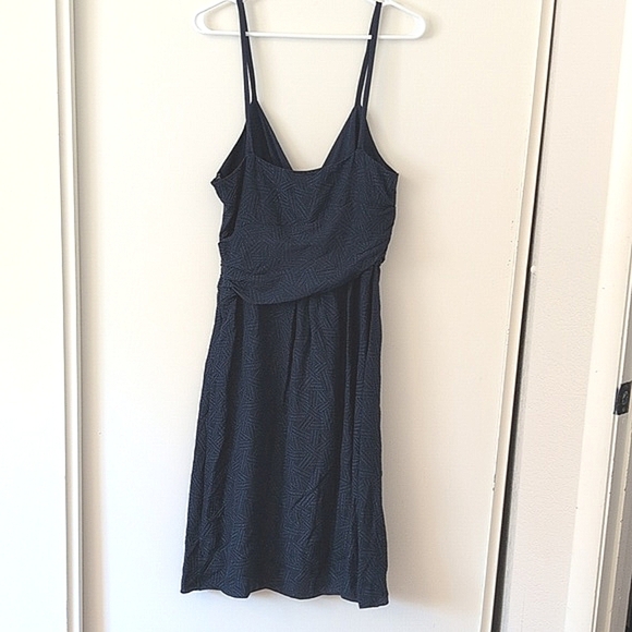 Diane Von Furstenburg Womens 14 Saige Dress Midnight Blue Silk Designer Luxury - Picture 5 of 12